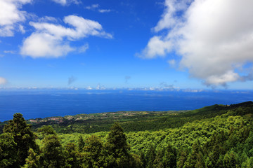Fototapeta na wymiar Sete Cidades landscape, Sao Miguel Island, Azores, Europe