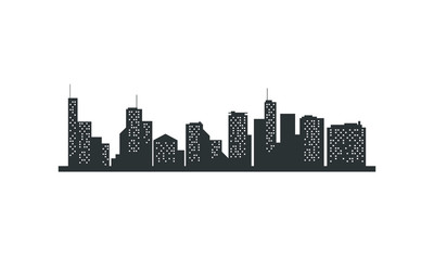 Obraz premium City building logo