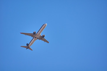 Airplane in the sky , aircraft