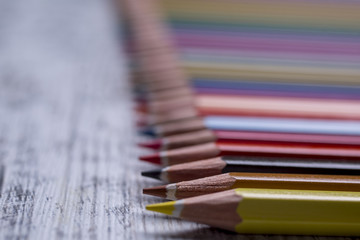 Fototapeta premium Color pencils set