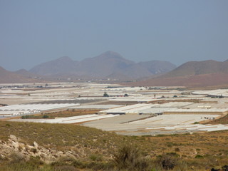 Los Albaricoques en Almeria (Andalucia,España),localidad de Níjar junto a Cabo de Gata donde rodaron peliculas de western con Clint Eastwood y Sergio Leone