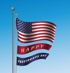 United States flag 3d flag. Presidents Day sale