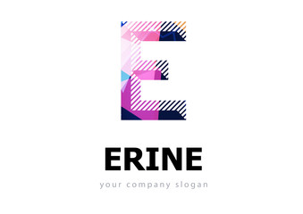 letter E logo Template for your company