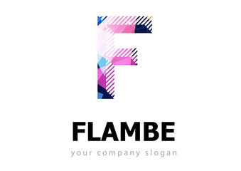 letter F logo Template for your company