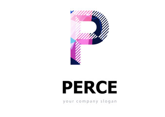 letter P logo Template for your company
