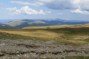 Berglandschaft in den Karpaten