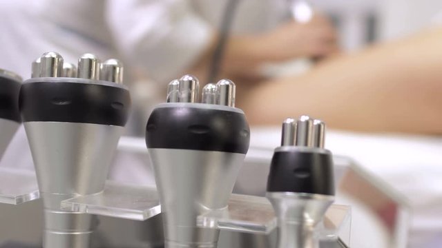 Rf-lifting equipment in beauty clinic