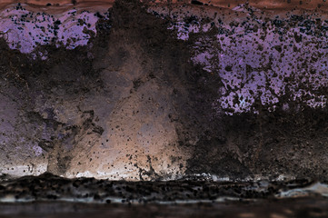 Abstract purple background and texture. Grunge old paint surface