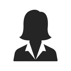 Businesswoman icon vector