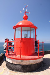 Fototapeta na wymiar Portugal, phare de la pointe de Nazaré