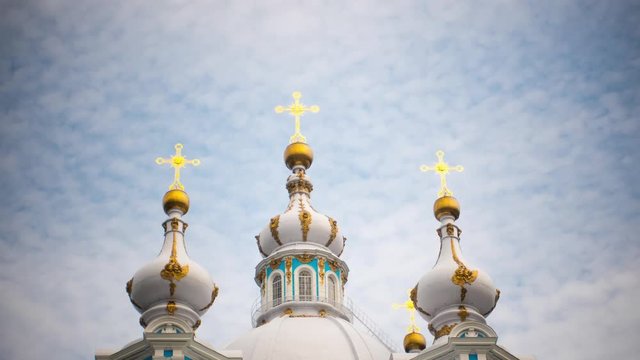 Time Lapse of Smolny Cathedral 