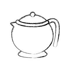 Obraz premium Porcelain teapot isolated