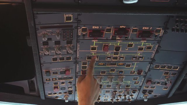 The pilot checks the aircraft for the flight