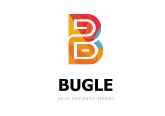 letter B logo Template for your company