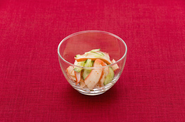 中華いかとキュウリの和え物