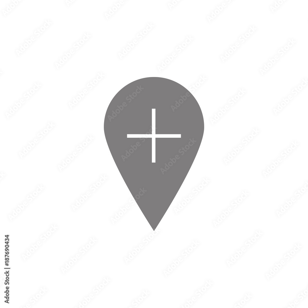 Poster add a point on the map icon. web element. premium quality graphic design. signs symbols collection, 