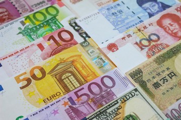 International Banknotes background