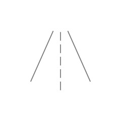 road icon. Web element. Premium quality graphic design. Signs symbols collection, simple icon for websites, web design, mobile app, info graphics