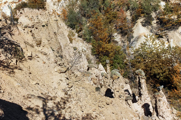 Amazing Autumn Landscape of Rock Formation Devil's town in Radan Mountain, Serbia