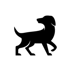 Silhouette of dog vector