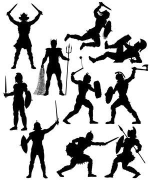 Gladiator Silhouettes