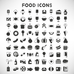 food icons set