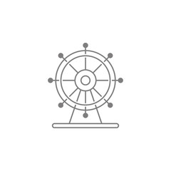 Ferris wheel icon. Web element. Premium quality graphic design. Signs symbols collection, simple icon for websites, web design, mobile app, info graphics