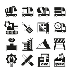 industry, construction icons