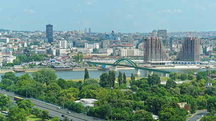 Belgrade Serbia cityscape