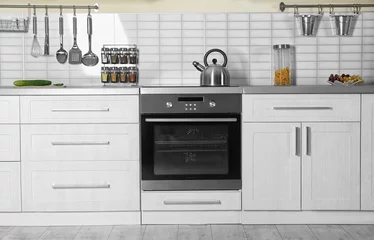 Foto op Plexiglas Modern kitchen interior with new oven © Africa Studio