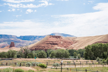 Fototapeta premium Mountain, Prairie & Canyon