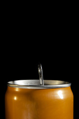 Orange tin can