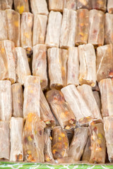 Traditional turkish delight in view