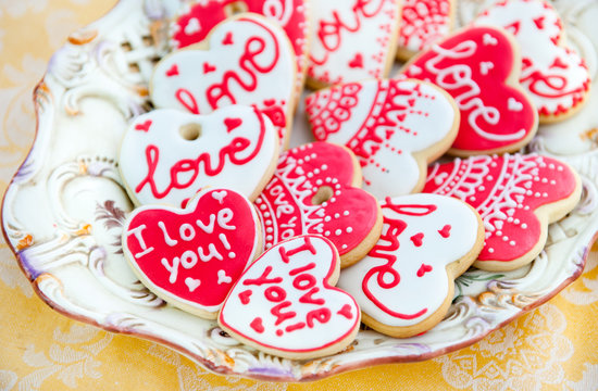 Valentine cookies 