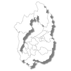 滋賀　地図　白　アイコン