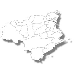 徳島　地図　白　アイコン