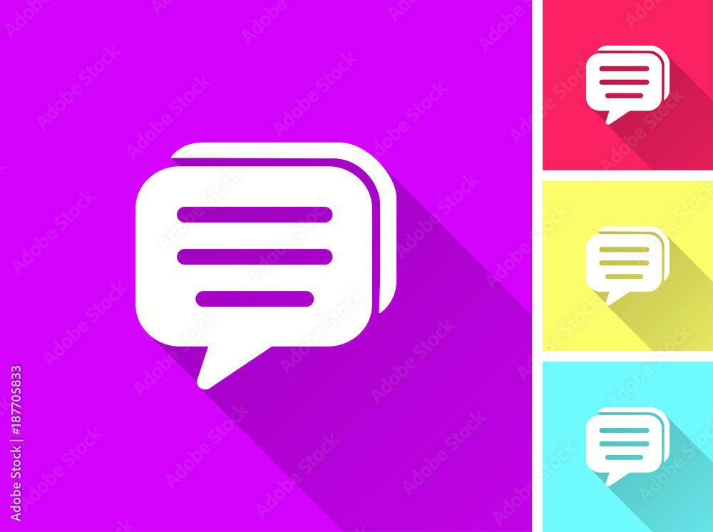 Poster message - vector icon.