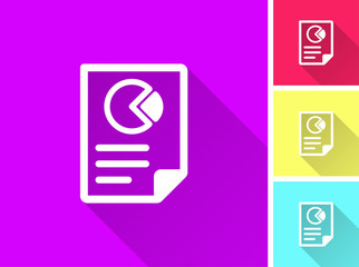 Business report - vector icon.