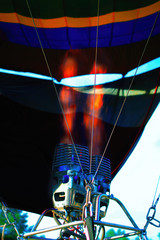 Burner of a hot air