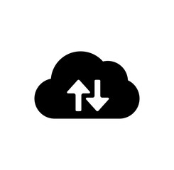 cloud service icon (upload/download)