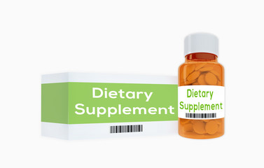 Dietary Supplement concept