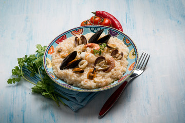 seafruit risotto