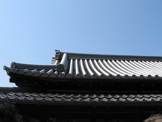 Fototapeta na wymiar Japanese roofline