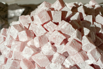 Traditional turkish delight  lokum candy