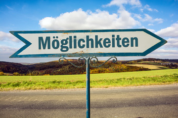 Schild 251 - Möglichkeiten