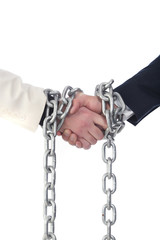 chained hands
