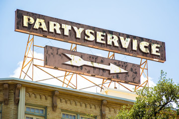 Schild 295 - Partyservice