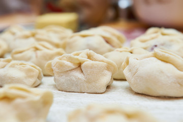 Homemade ravioli