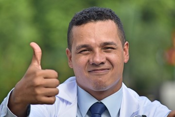 Successful Minority Male Doctor