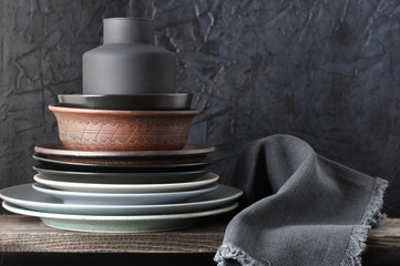 Rustic kitchen utensils